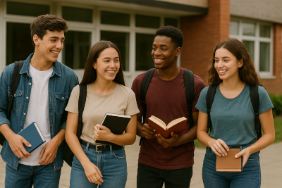 Jóvenes estudiantes